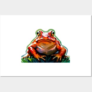 Indifferent Frog Posters and Art